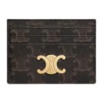 CELINE CARD HOLDER TRIOMPHE IN TRIOMPHE CANVAS