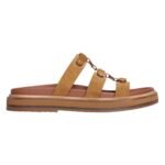 CELINE SLIDES TIPPI IN SUEDE CALFSKIN