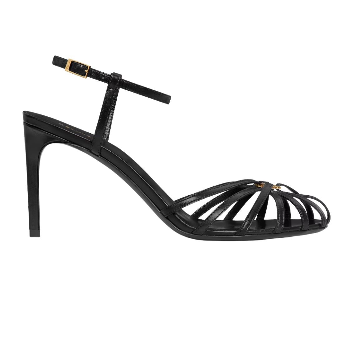 1 CELINE TRIOMPHE SANDAL IN LAMBSKIN