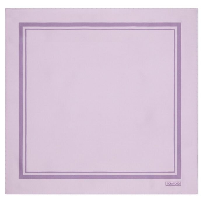 TOM FORD TONAL FRAME POCKET SQUARE CHALK