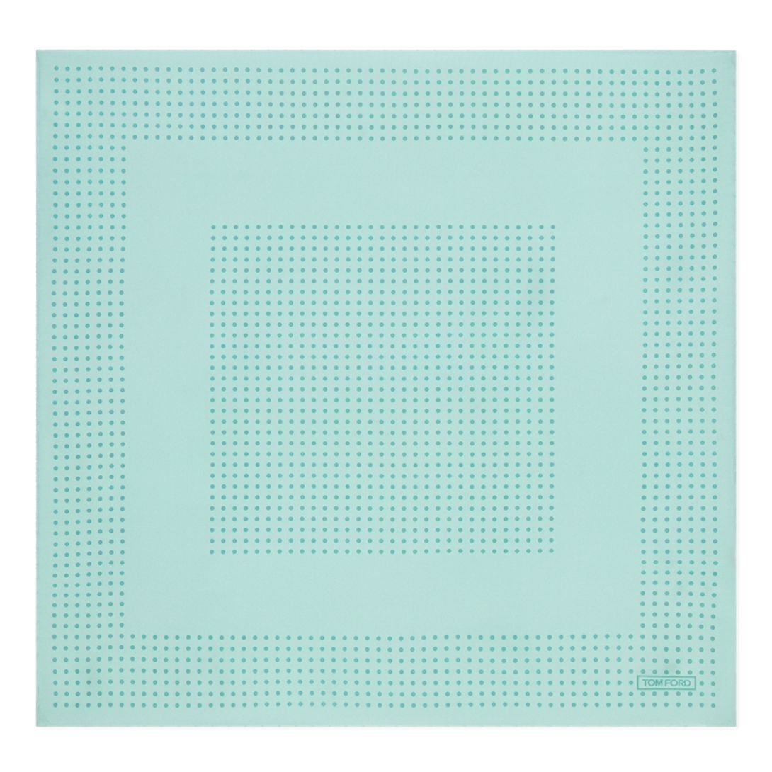 1 TOM FORD FRAMED POLKA DOT POCKET SQUARE ROSE BLOOM