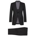 TOM FORD HERRINGBONE STRIPE ATTICUS SUIT