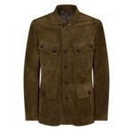 TOM FORD CASHMERE SUEDE SARTORIAL MILITARY JACKET