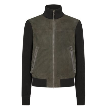 TOM FORD SUEDE FRONT ZIP THROUGH