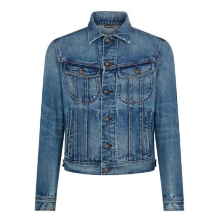 TOM FORD HIGH LOW ICON DENIM JACKET