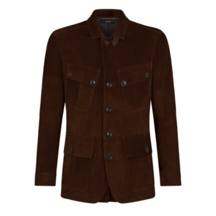 TOM FORD SOFT SUEDE SARTORIAL MILITARY JACKET