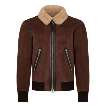 TOM FORD LIGHT SHEARLING FLIGHT BLOUSON