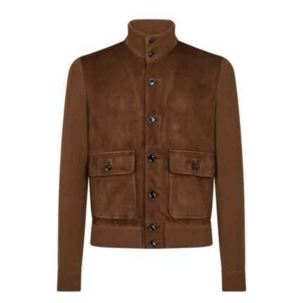 TOM FORD SUEDE FRONT MERINO BLOUSON