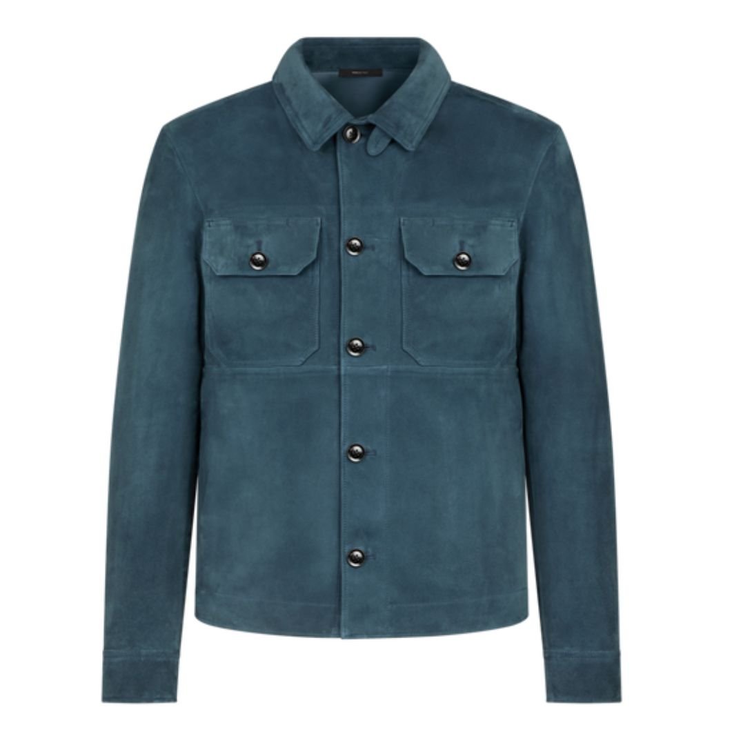 1 TOM FORD SUEDE LIGHTWEIGHT OUTERSHIRT