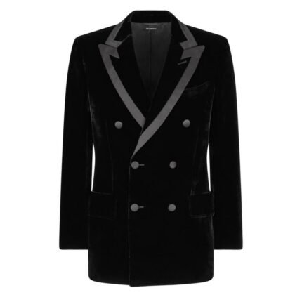 TOM FORD SILK VISCOSE VELVET ATTICUS COCKTAIL JACKET