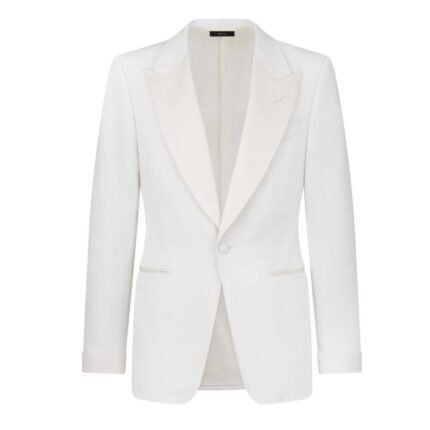 TOM FORD WOOL MOHAIR SHELTON COCKTAIL JACKET