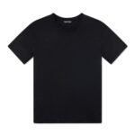 TOM FORD LYOCELL COTTON CREW T SHIRT BLACK