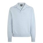 TOM FORD CASHMERE LAMBSWOOL PULLOVER PALE BLUE