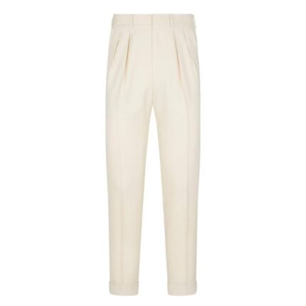 TOM FORD PURE SILK ATTICUS PLEAT TROUSER