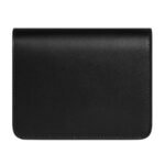 CELINE TRIOMPHE COMPACT WALLET IN SHINY CALFSKIN BLACK