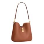 CELINE SMALL CAMILLE 16 SOFT BAG IN SMOOTH CALFSKIN TAN