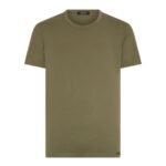TOM FORD COTTON CREWNECK T SHIRT BLACK
