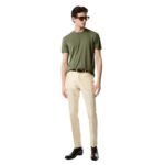 TOM FORD LYOCELL COTTON CREW T SHIRT PALE ARMY
