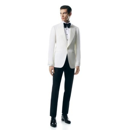 TOM FORD WOOL MOHAIR SHELTON COCKTAIL JACKET