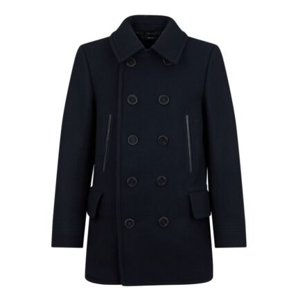 TOM FORD MELTON PEACOAT BLACK
