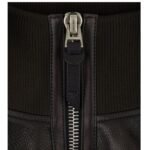 TOM FORD GRAIN LEATHER TRACK BOMBER