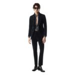 TOM FORD EMBOSSED VELVET DYLLAN JACKET
