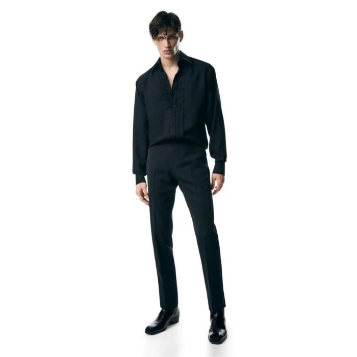 TOM FORD SILK PARACHUTE SLIM FIT EVENING SHIRT