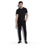 TOM FORD LYOCELL COTTON CREW T SHIRT BLACK