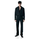 TOM FORD ORGANZA SILK POPLIN ATTICUS TROUSER