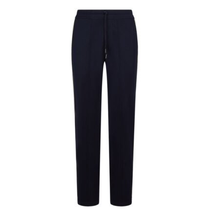 TOM FORD JERSEY SWEATPANTS WITH PIPING INK BLUE