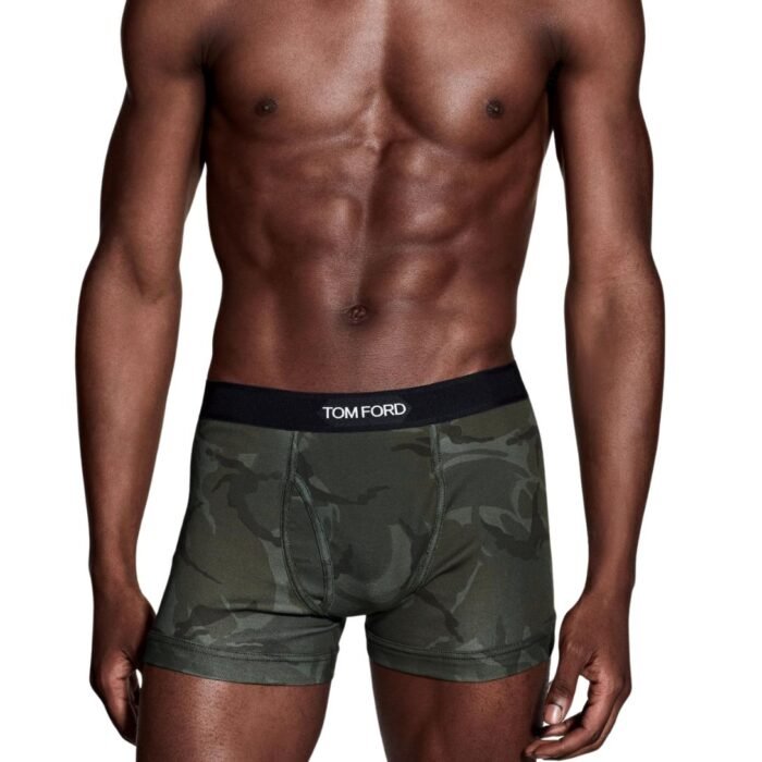 TOM FORD TRUE CAMO COTTON BOXER BRIEFS