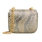CELINE MINI CHAIN CLAUDE IN PEARLY PYTHON NATURAL
