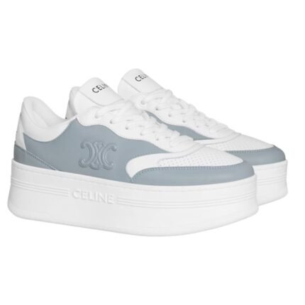 CELINE BLOCK SNEAKER WITH TRIOMPHE IN CALFSKIN