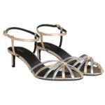 CELINE TRIOMPHE SANDAL IN LAMINATED CALFSKIN