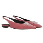 CELINE ALMA TRIOMPHE FLAT SLINGBACK IN VELVET
