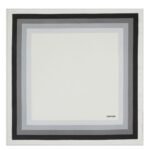 TOM FORD GEOMETRIC SILK POCKET SQUARE BLUE