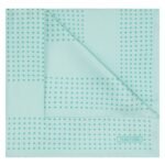 TOM FORD FRAMED POLKA DOT POCKET SQUARE LIGHT BLUE