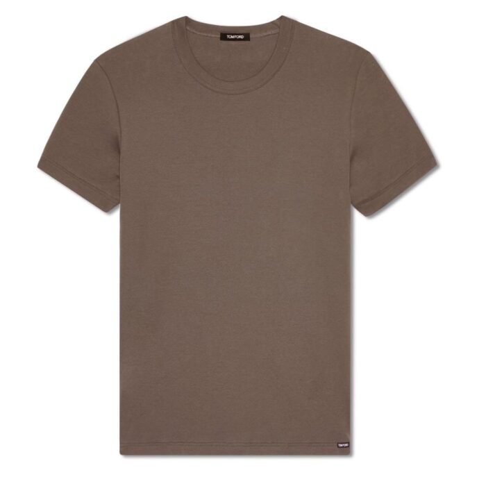 TOM FORD COTTON CREWNECK T SHIRT WHITE