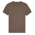 TOM FORD COTTON CREWNECK T SHIRT MILITARY GREEN