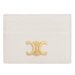 CELINE CARD HOLDER TRIOMPHE IN SHINY CALFSKIN RICE