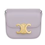 CELINE MINI CLAUDE IN SHINY CALFSKIN WHITE