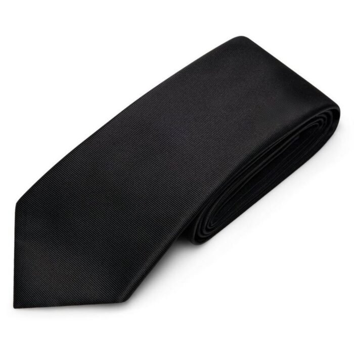 TOM FORD SOLID TWILL TIE BLACK