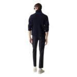 TOM FORD WOOL BLEND TWILL JEAN NAVY