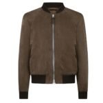 TOM FORD FLUID GABARDINE BOMBER NAVY