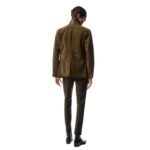 TOM FORD CASHMERE SUEDE SARTORIAL MILITARY JACKET