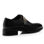 TOM FORD BURNISHED LEATHER TUDOR SINGLE MONK STRAP