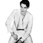 TOM FORD BASKET WEAVE SHELTON CARDIGAN JACKET WHITE