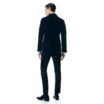 TOM FORD FLUID VELVET SHELTON COCKTAIL JACKET NAVY