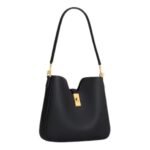 CELINE SMALL CAMILLE 16 SOFT BAG IN SMOOTH CALFSKIN BLACK