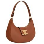 CELINE MEDIUM AVA TRIOMPHE BAG IN SMOOTH CALFSKIN TAN